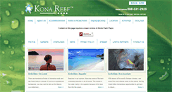 Desktop Screenshot of konareefresorts.com